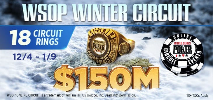 GGPoker lance le circuit d’hiver WSOP garanti à 150 millions de dollars